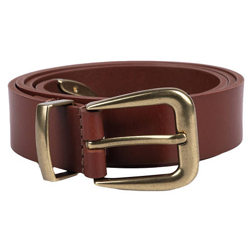 Serra Ladies Genuine Leather Belt - Brown, L